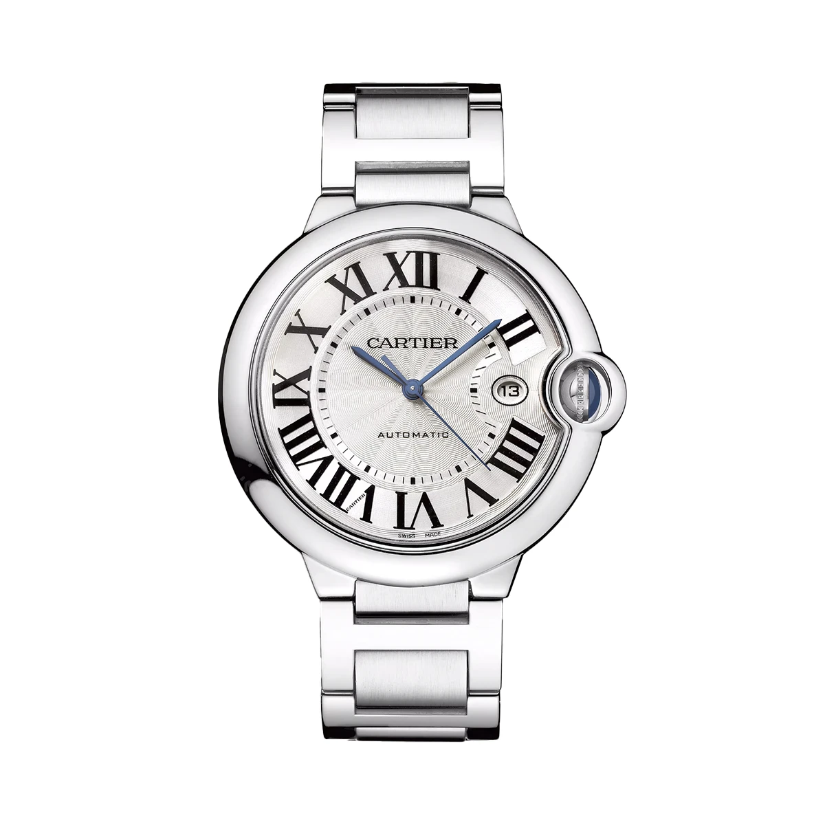 Купить копии элитных часов  Cartier Ballon Bleu De Cartier 42 mm Steel WSBB0049: в наличии!