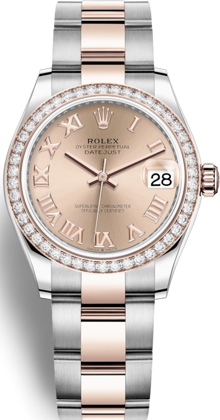 Купить копии элитных часов  Rolex Datejust 31 m278381rbr-0001: в наличии!