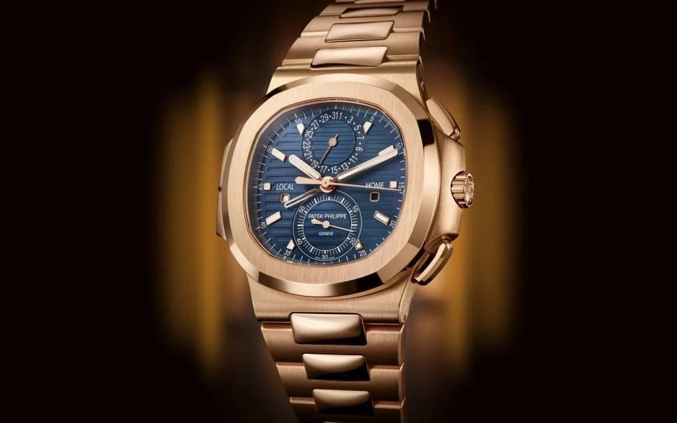 Купить копии элитных часов  Patek Philippe Nautilus Travel Time Chronograph 5990/1R-001: в наличии!