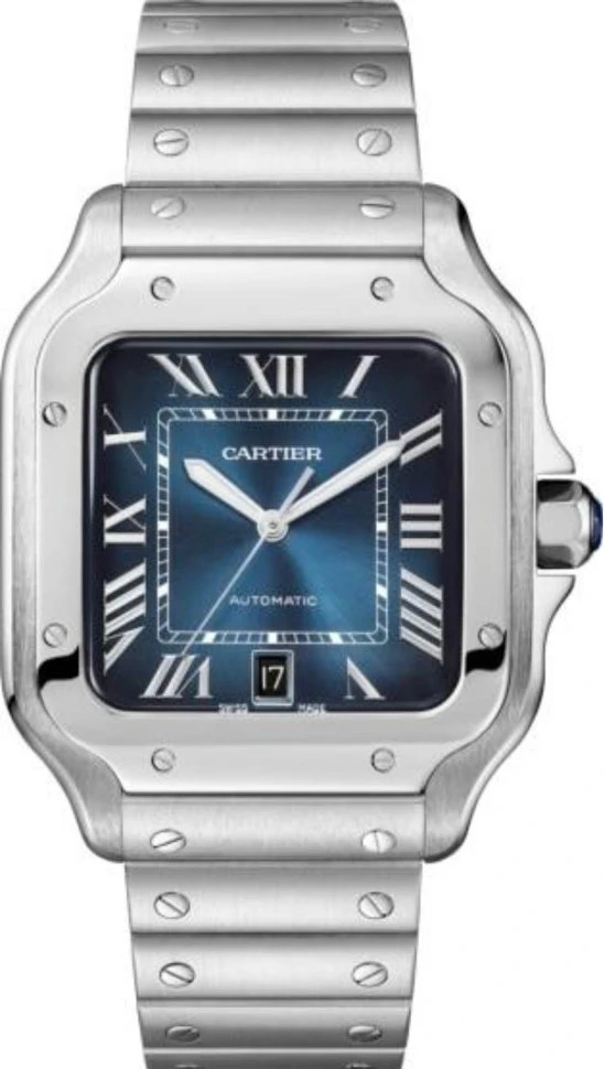 Купить копии элитных часов  Cartier Santos De WSSA0030: в наличии!