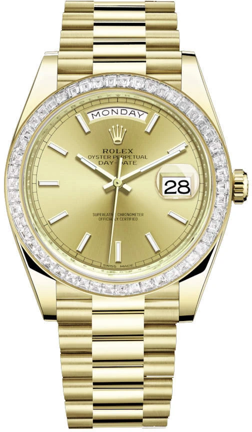 Купить копии элитных часов  Rolex Day-Date 40 Oyster m228398tbr-0007: в наличии!