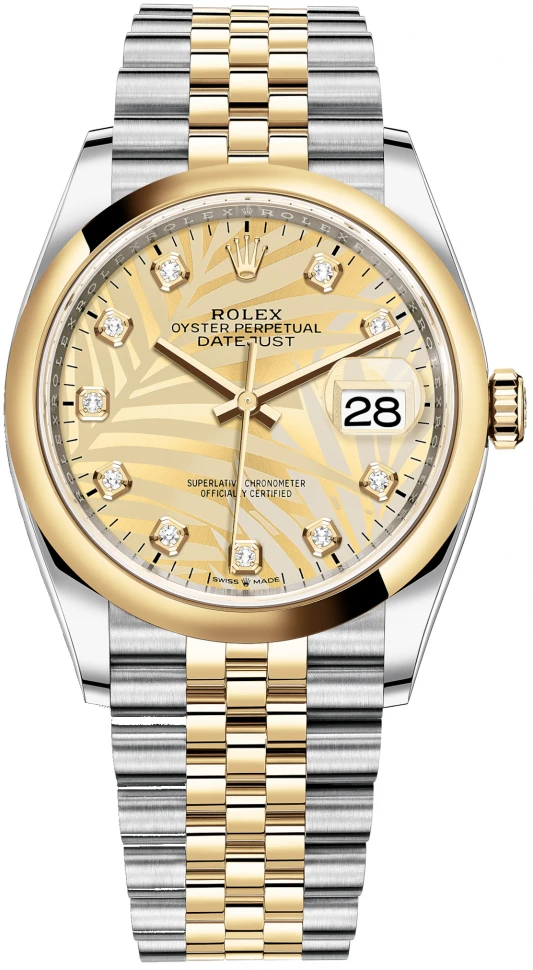 Купить копии элитных часов  Rolex Datejust 36 Oyster Perpetual m126203-0043: в наличии!