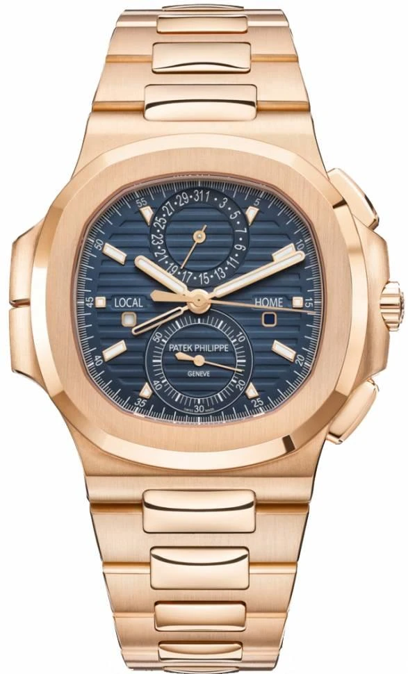 Купить копии элитных часов  Patek Philippe Nautilus Travel Time Chronograph 5990/1R-001: в наличии!