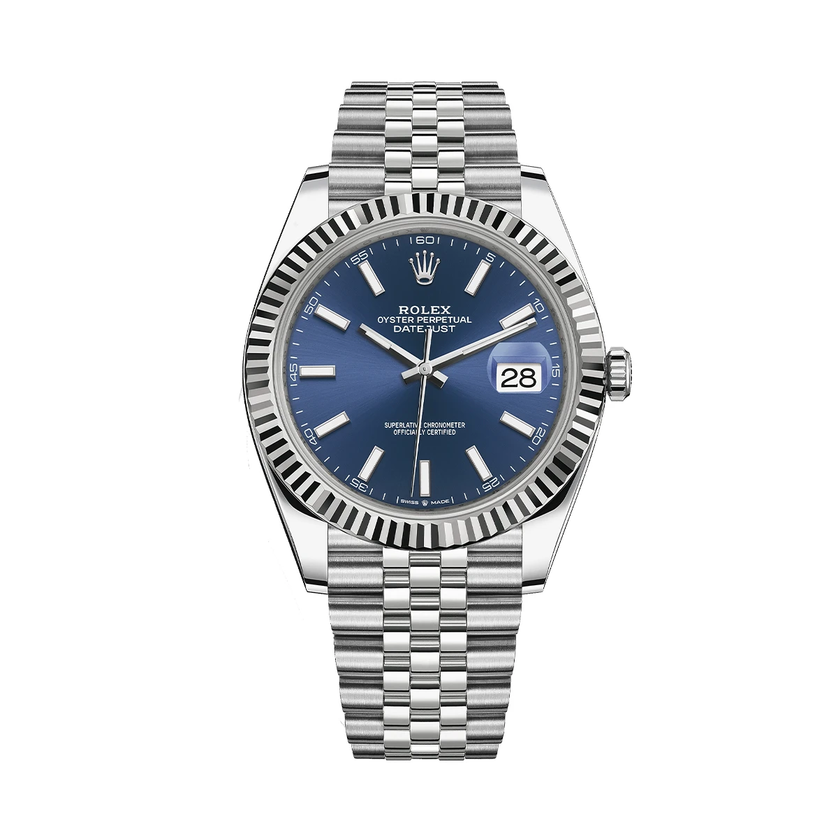 Купить копии элитных часов  Rolex Oyster Perpetual Datejust 41mm Blue Dial 126334: в наличии!