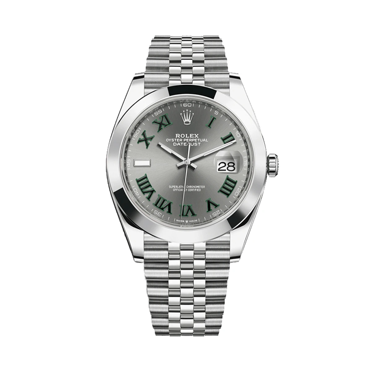Купить копии элитных часов  Rolex Oyster Perpetual Datejust 41 mm Wimbledon 126300: в наличии!