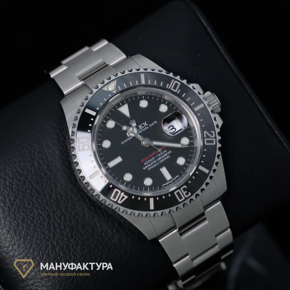 Купить копии элитных часов  Rolex Sea-Dweller 43mm Oystersteel 126600: в наличии!