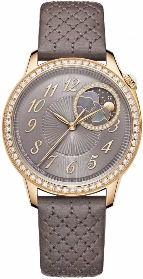 Купить копии элитных часов  Vacheron Constantin Egerie Moon Phase 8005f/000r-958: в наличии!