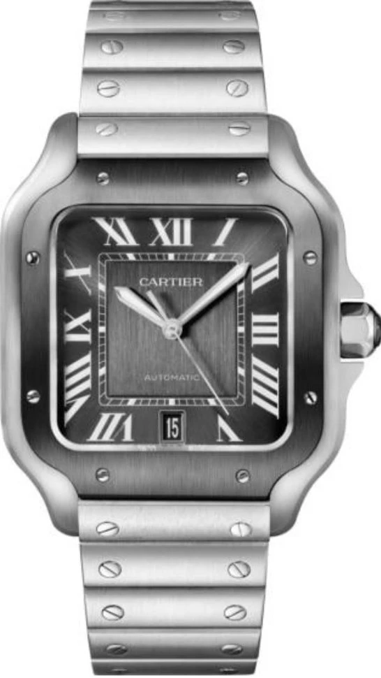 Купить копии элитных часов  Cartier Santos De WSSA0037: в наличии!
