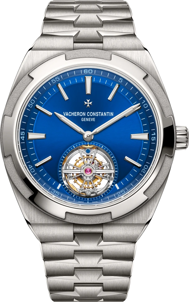 Купить копии элитных часов  Vacheron Constantin Overseas Tourbillon 6000V/210T-H032: в наличии!