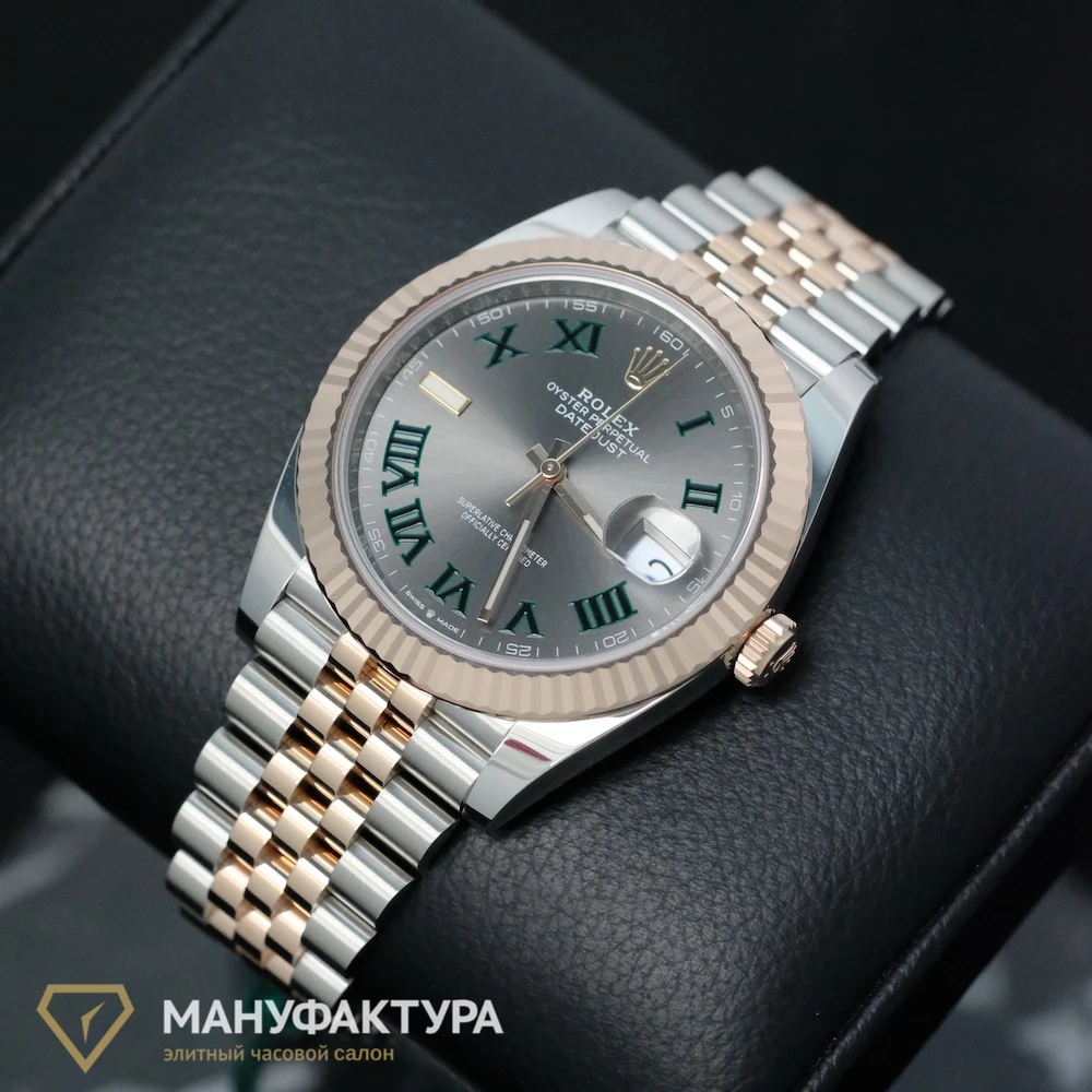 Купить копии элитных часов  Rolex Datejust 41mm Wimbledon 2022 126331: в наличии!