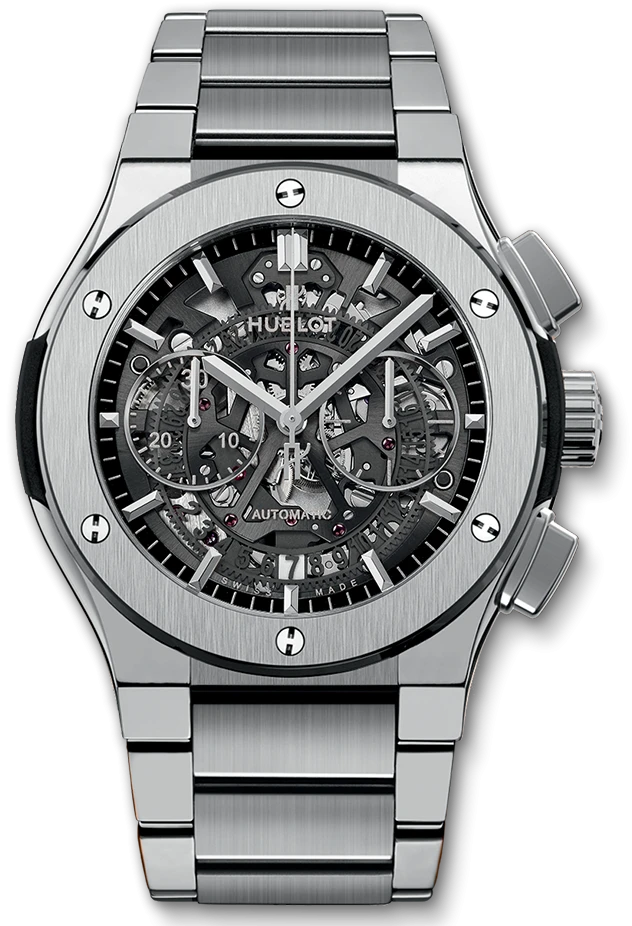 Купить копии элитных часов  Hublot Classic Fusion Aerofusion Titanium Bracelet 528.NX.0170.NX: в наличии!