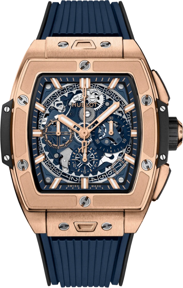 Купить копии элитных часов  Hublot Spirit Of Big Bang King Gold Blue 642.OX.7180.RX: в наличии!