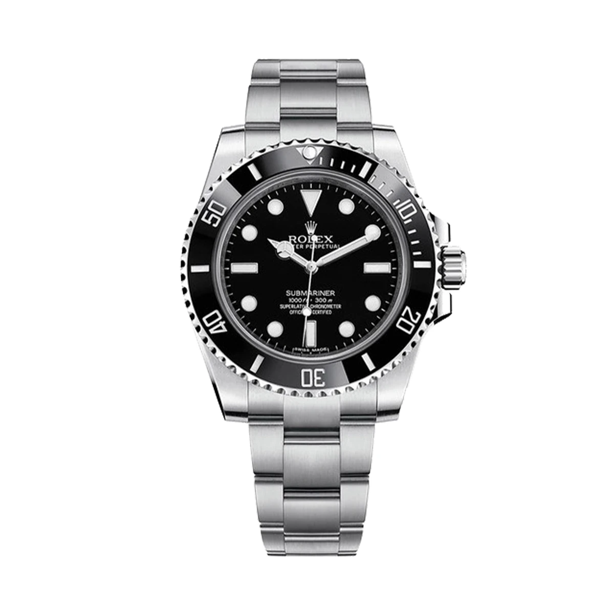 Купить копии элитных часов  Rolex Submariner No Date Steel 124060: в наличии!