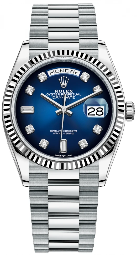 Купить копии элитных часов  Rolex Day-Date 36 Oyster Perpetual m128236-0005: в наличии!
