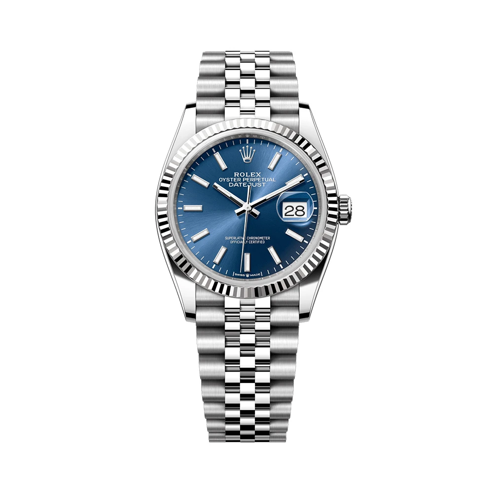 Купить копии элитных часов  Rolex Datejust 36 mm Blue Dial 126234: в наличии!