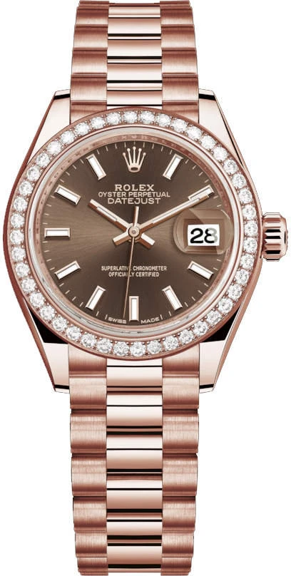 Купить копии элитных часов  Rolex Lady-Datejust 28 Oyster m279135rbr-0005: в наличии!