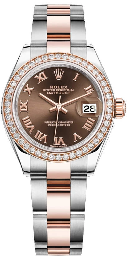 Купить копии элитных часов  Rolex Lady-Datejust 28 Oyster m279381rbr-0010: в наличии!