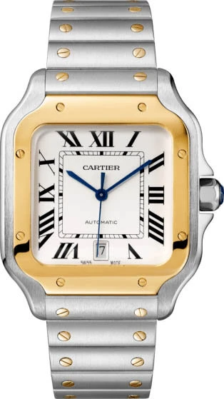 Купить копии элитных часов  Cartier Santos De W2SA0009: в наличии!