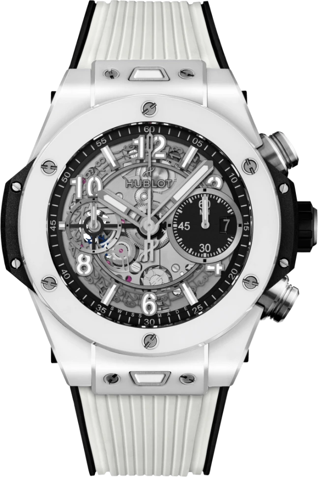 Купить копии элитных часов  Hublot Big Bang Unico White Ceramic 441.HX.1171.RX: в наличии!