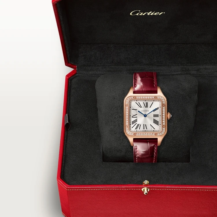 Купить копии элитных часов  Cartier SANTOS-DUMONT WJSA0016: в наличии!