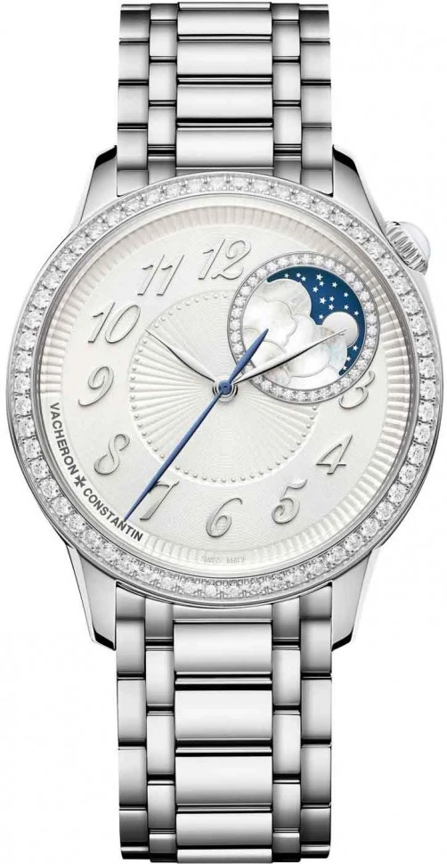 Купить копии элитных часов  Vacheron Constantin Egerie Moon Phase 8005F/120A-B497: в наличии!