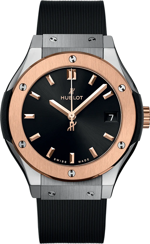 Купить копии элитных часов  Hublot Classic Fusion Titanium King Gold 581.NO.1480.RX: в наличии!