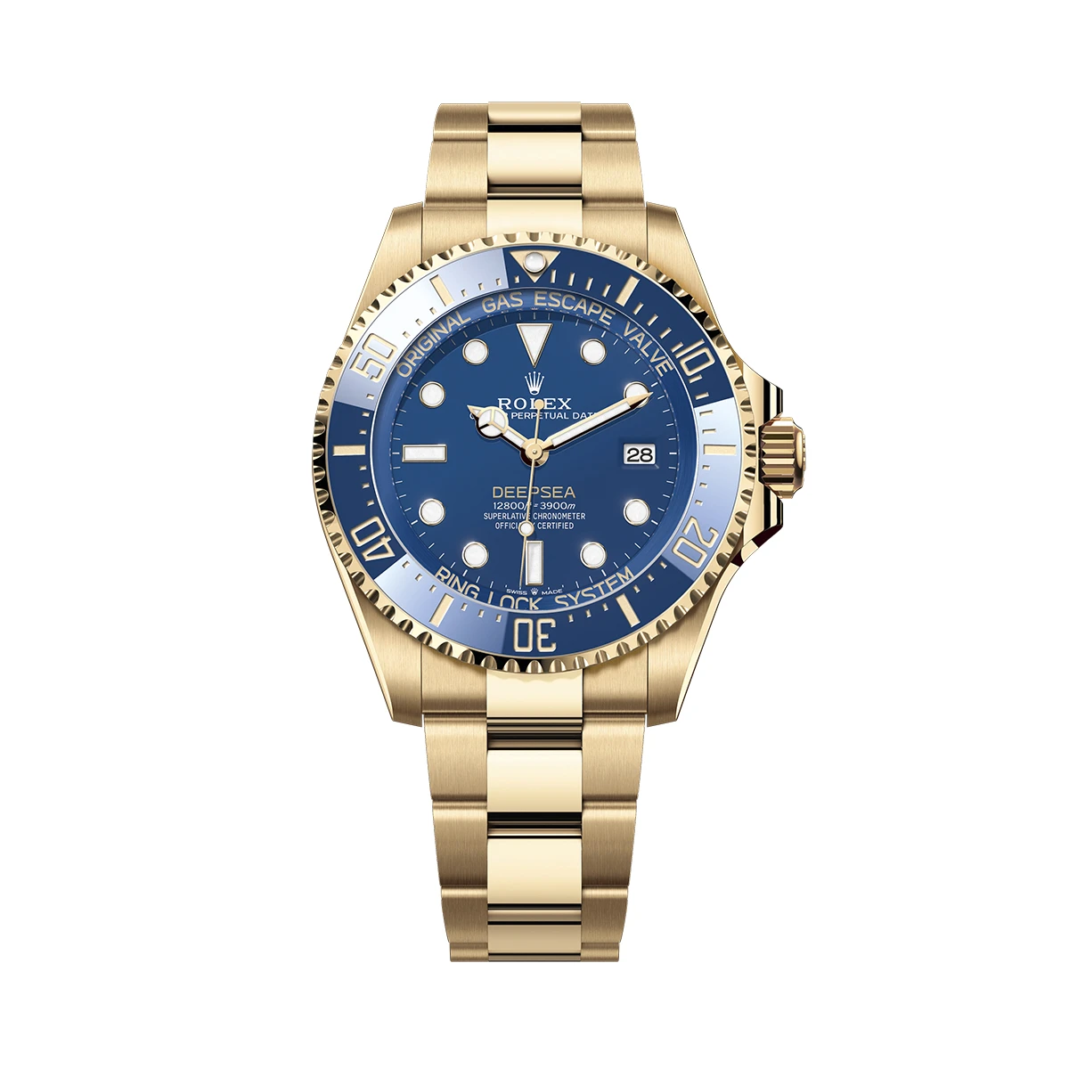 Купить копии элитных часов  Rolex Deepsea 44mm Yellow Gold 136668lb: в наличии!