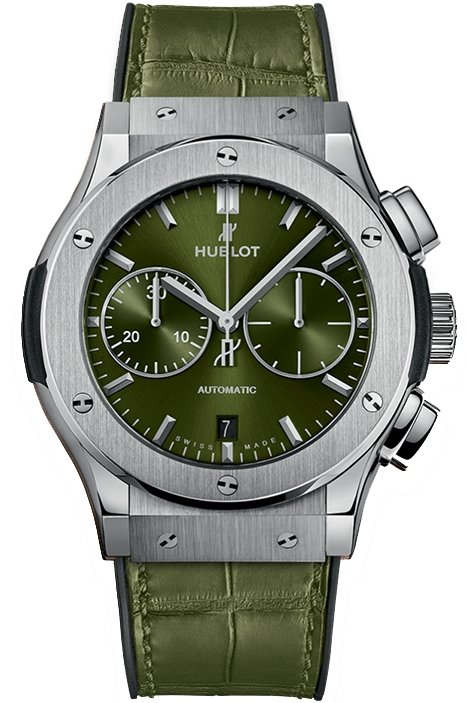 Classic Fusion Chronograph Green Titanium 45 mm