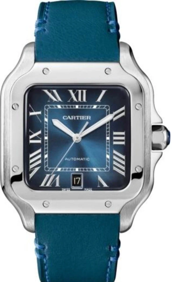 Купить копии элитных часов  Cartier Santos De WSSA0030: в наличии!