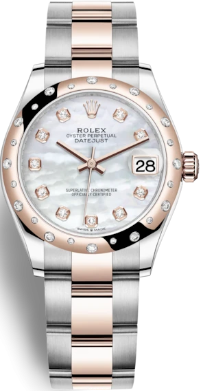 Купить копии элитных часов  Rolex Datejust 31 m278341rbr-0025: в наличии!