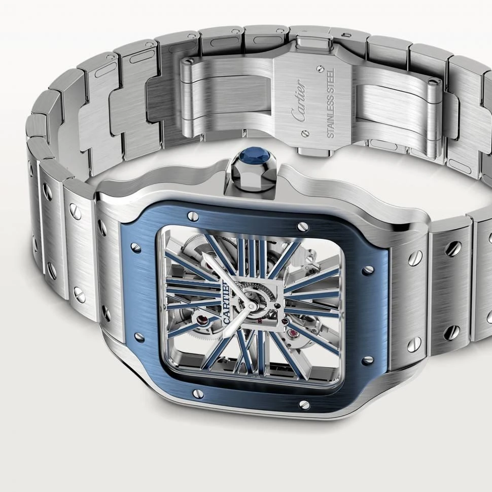 Купить копии элитных часов  Cartier Santos de  Watch WHSA0026: в наличии!