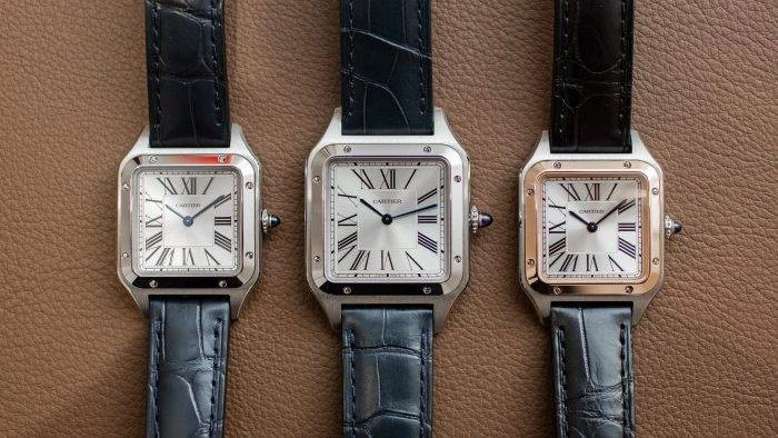 Купить копии элитных часов  Cartier Santos-Dumont WSSA0022: в наличии!