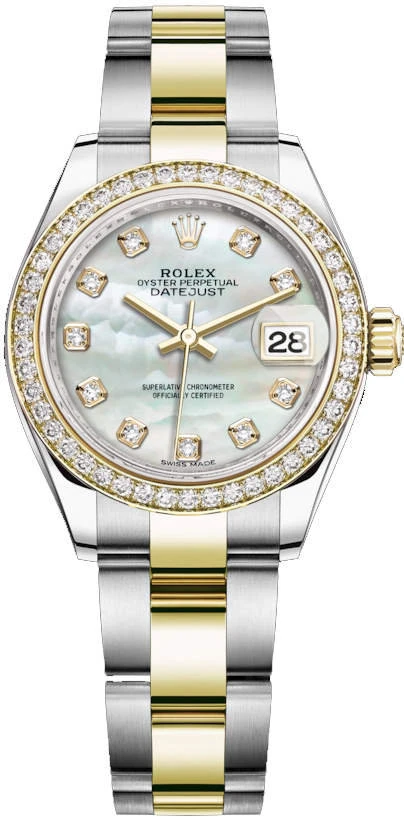 Купить копии элитных часов  Rolex Lady-Datejust 28 Oyster m279383rbr-0020: в наличии!