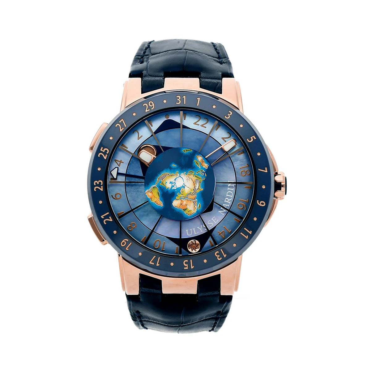 Купить копии элитных часов  Ulysse Nardin Moonstruck Rose Gold 1062-113: в наличии!