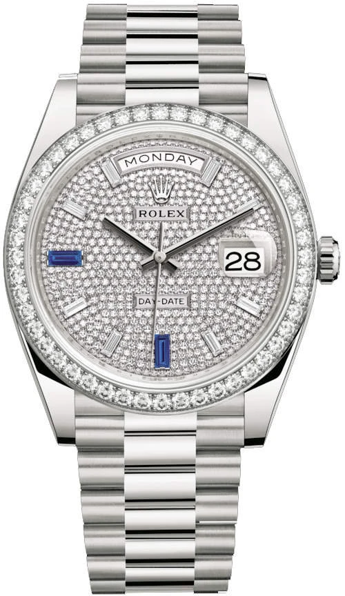 Купить копии элитных часов  Rolex Day-Date 40 Oyster m228349rbr-0036: в наличии!