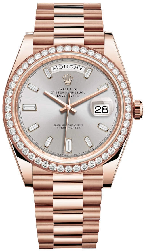 Купить копии элитных часов  Rolex Day-Date 40 Oyster m228345rbr-0007: в наличии!