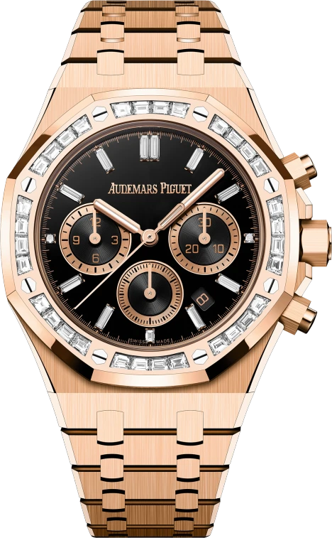 Купить копии элитных часов  Audemars Piguet Royal Oak Selfwinding Chronograph 26715OR.ZZ.1356OR.02: в наличии!
