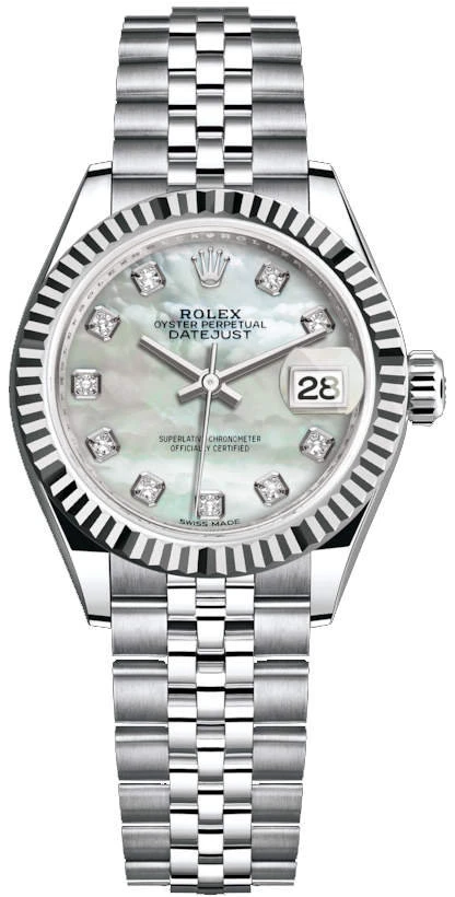 Купить копии элитных часов  Rolex Lady-Datejust 28 Oyster m279174-0009: в наличии!
