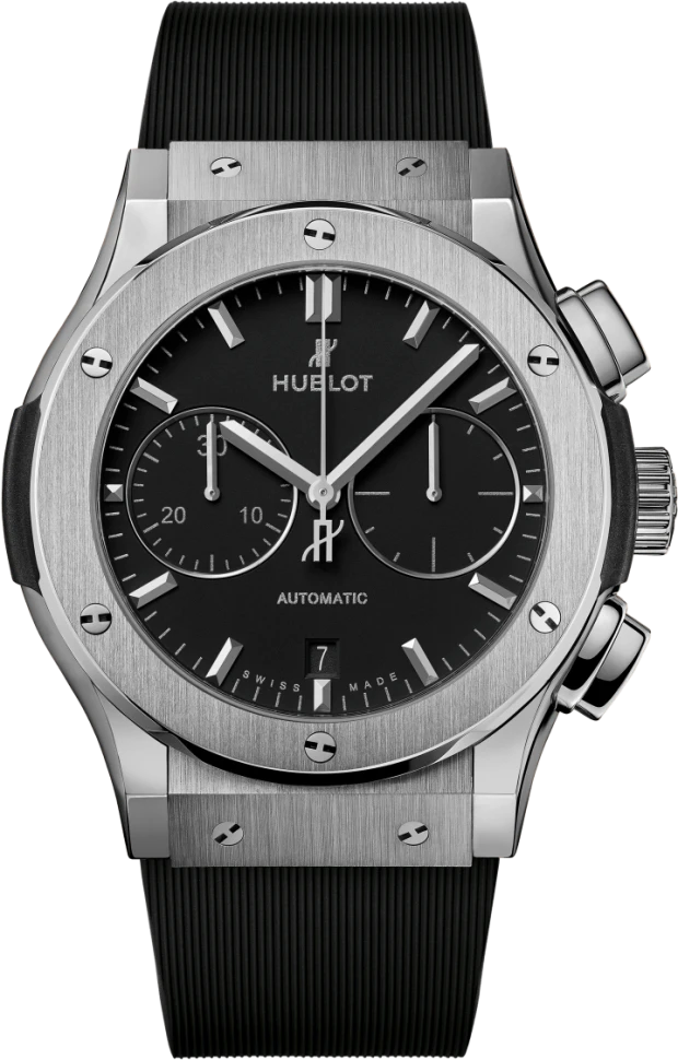 Купить копии элитных часов  Hublot Classic Fusion Chronograph Titanium 521.NX.1171.RX: в наличии!