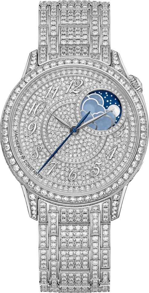 Купить копии элитных часов  Vacheron Constantin Egerie Moon Phase Jewellery 8016F/127G-B499: в наличии!