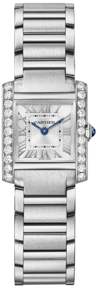 Купить копии элитных часов  Cartier Tank Franсaise Watch W4TA0020: в наличии!