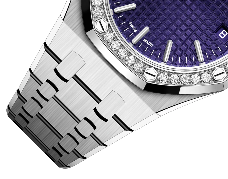 Купить копии элитных часов  Audemars Piguet Royal Oak Selfwinding 15551BC.ZZ.1356BC.02: в наличии!