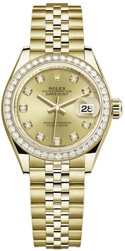 Купить копии элитных часов  Rolex Lady-Datejust 28 Oyster m279138rbr-0024: в наличии!