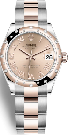 Купить копии элитных часов  Rolex Datejust 31 m278341rbr-0005: в наличии!