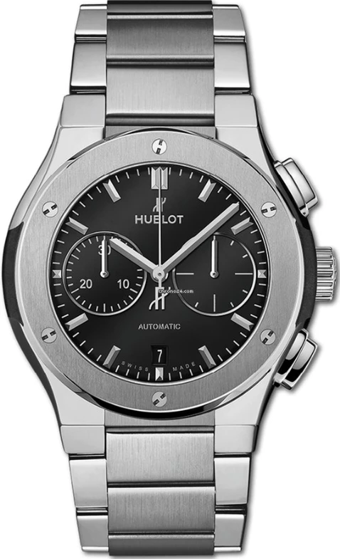 Купить копии элитных часов  Hublot Classic Fusion Chronograph Titanium Bracelet 540.NX.1170.NX: в наличии!