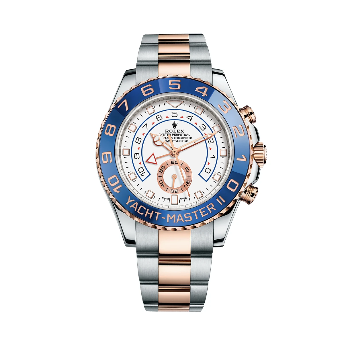 Купить копии элитных часов  Rolex Yacht-Master II Steel Rose Gold 116681: в наличии!