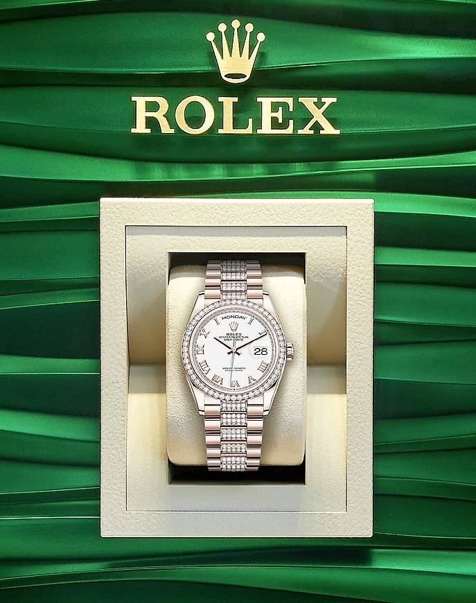Купить копии элитных часов  Rolex Day-Date Oyster Perpetual 36 mm m128345rbr-0055: в наличии!