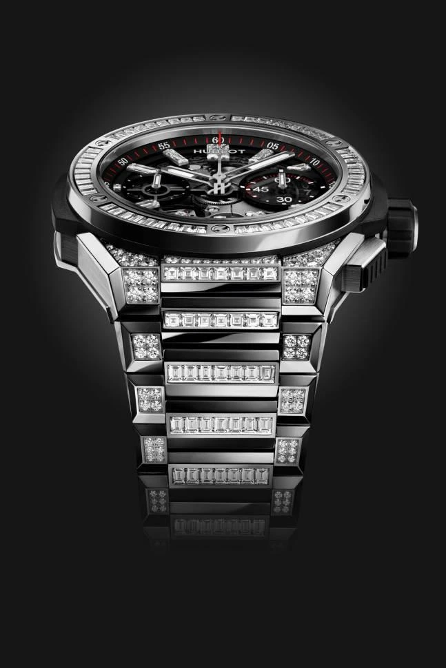 Купить копии элитных часов  Hublot Big Bang Integral Titanium Jewellery 451.NX.1170.NX.9804: в наличии!