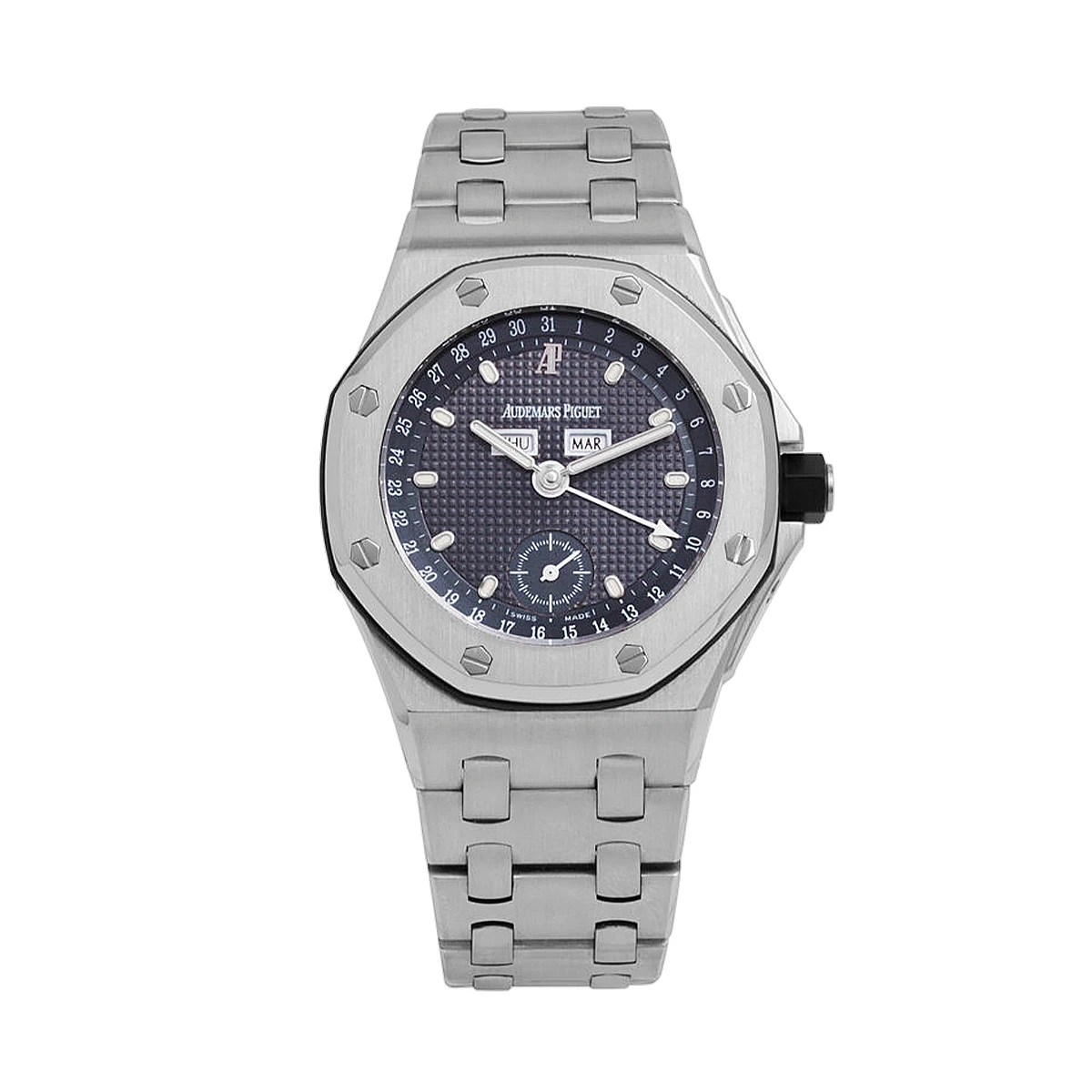 Купить копии элитных часов  Audemars Piguet ROYAL OAK OFFSHORE TRIPLE CALENDAR 25807ST.O.1010.ST.01: в наличии!