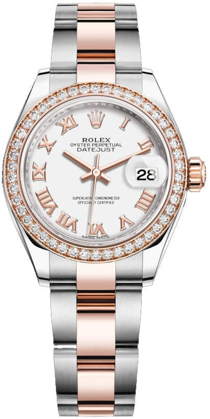 Купить копии элитных часов  Rolex Lady-Datejust 28 Oyster m279381rbr-0022: в наличии!